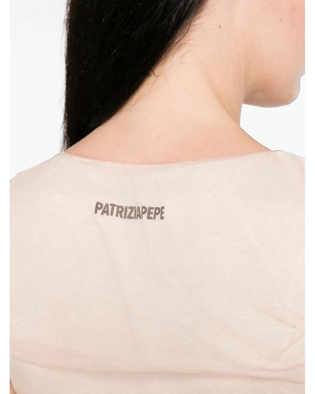 Patrizia Pepe White Ruched Sleeveless Mini Dress