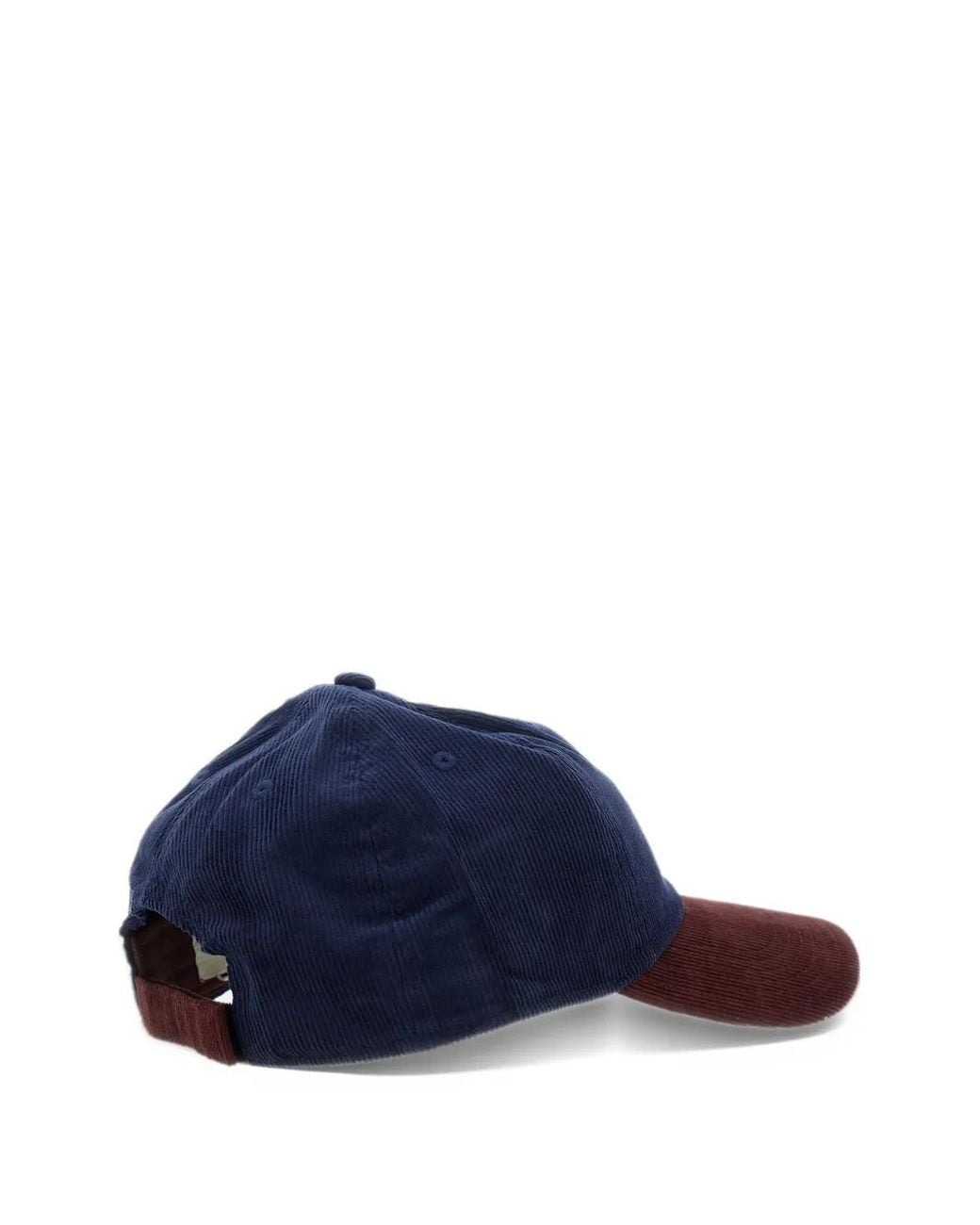 Autry Blue Corduroy Two-Tone Baseball Cap