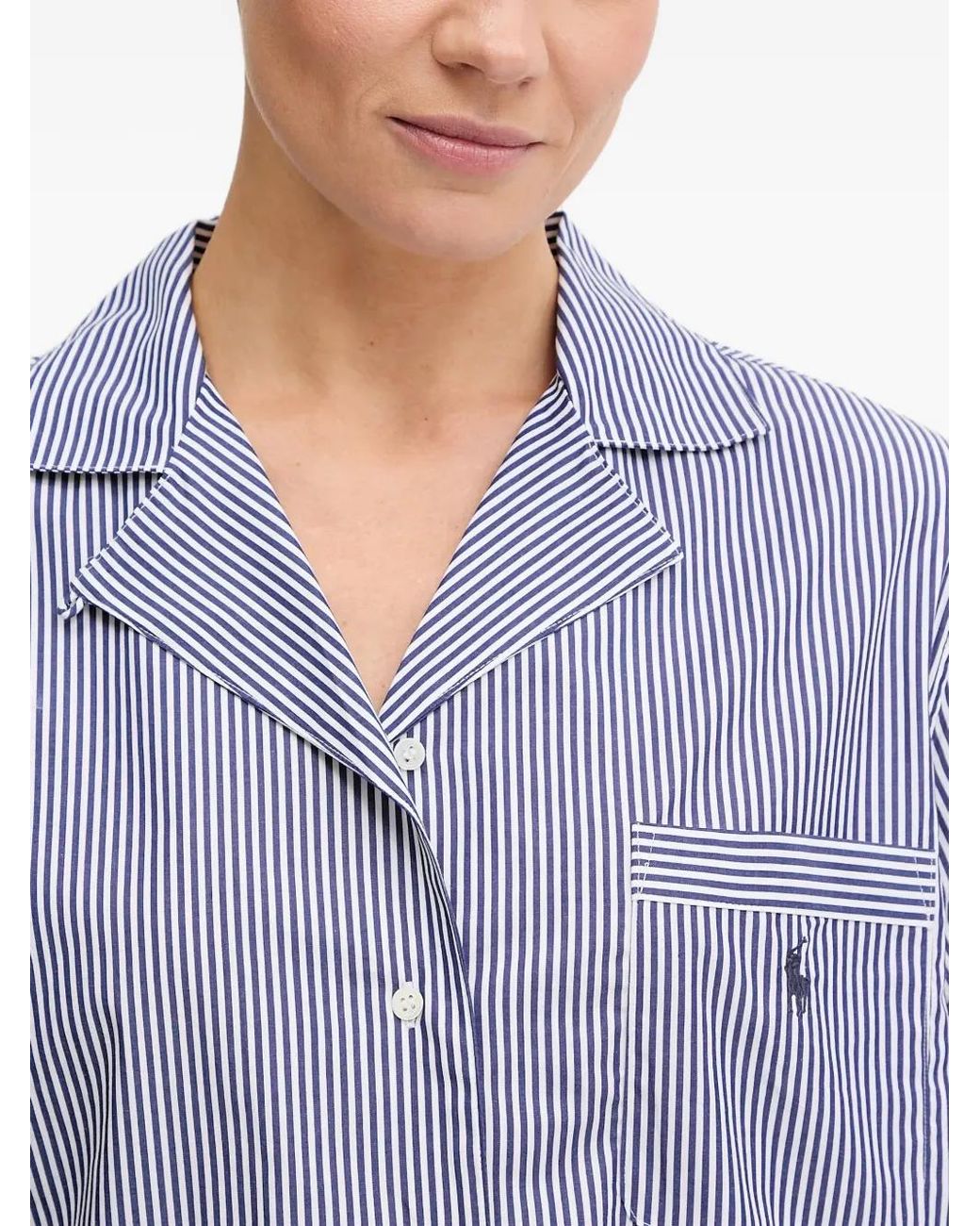 Polo Ralph Lauren Gray Striped Pajama