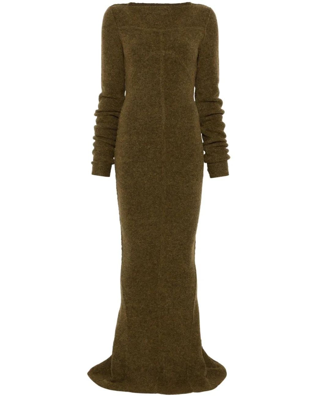 Rick Owens Green Luna Gown