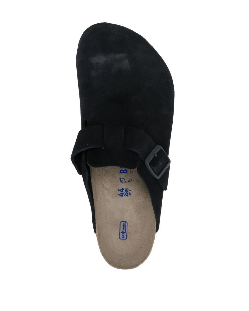 Birkenstock Blue Boston Suede Clogs for men