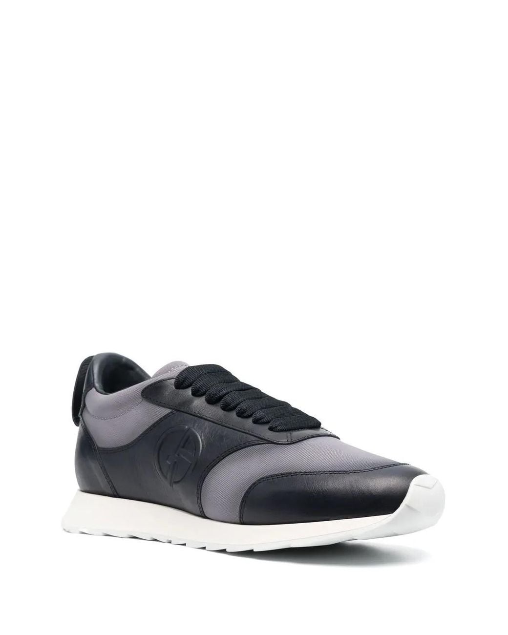 Giorgio Armani Blue Closed Trainers for men