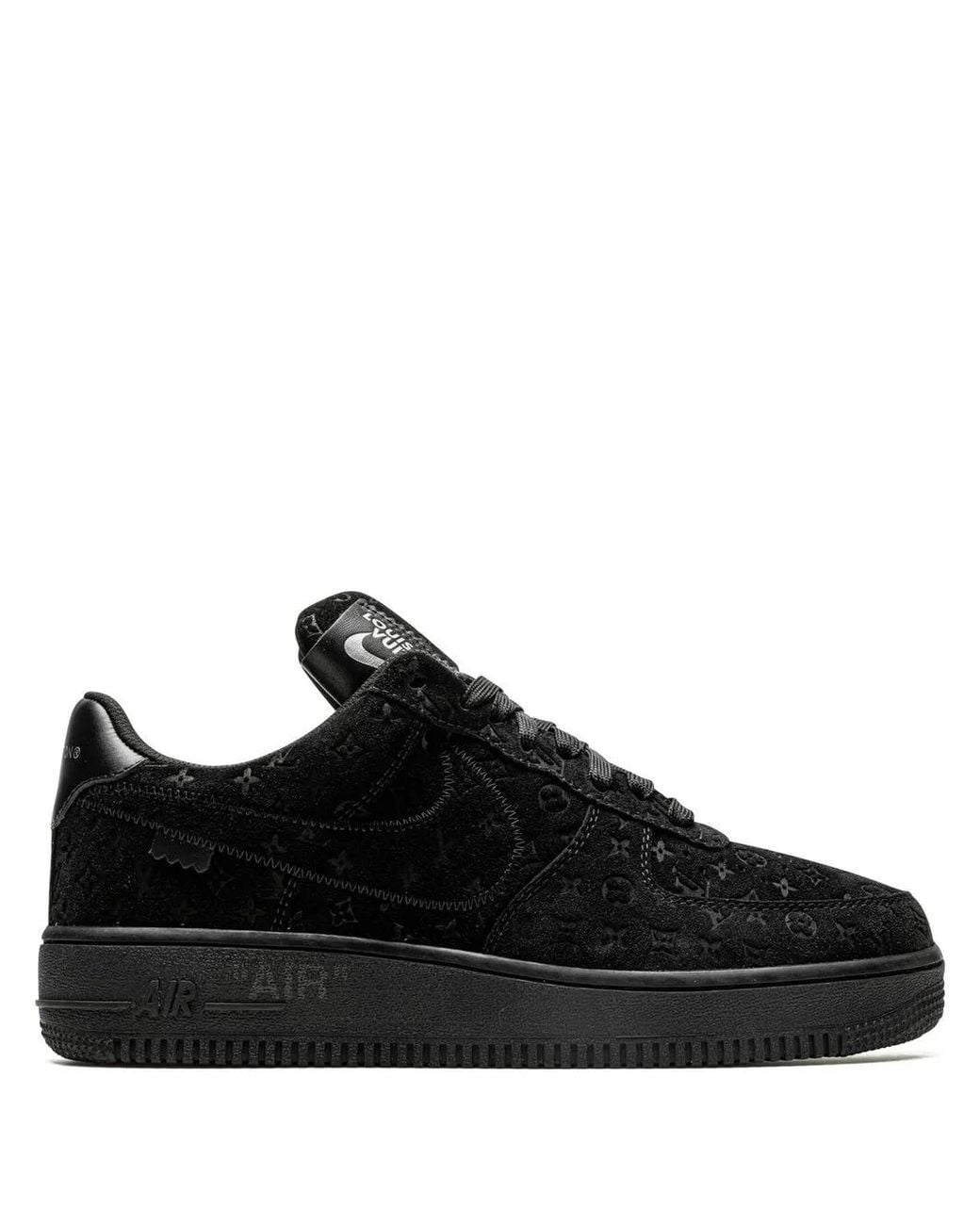 Nike Black X Louis Vuitton X Virgil Abloh Air Force 1 Low Sneakers