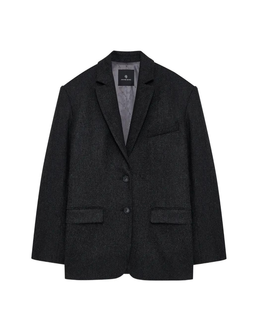 Anine Bing Black Quinn Blazer