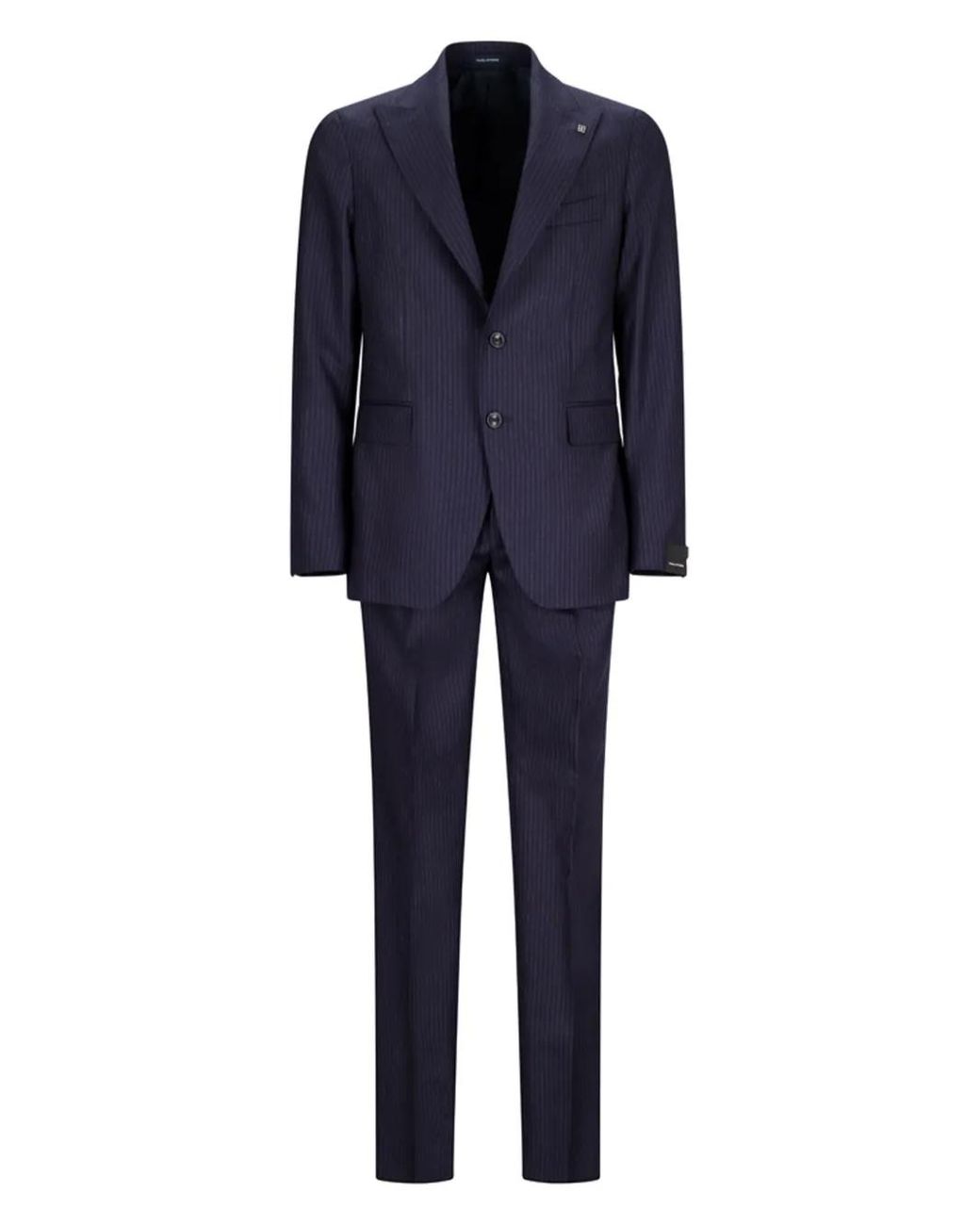 Tagliatore Blue Pinstripe-Pattern Suit for men