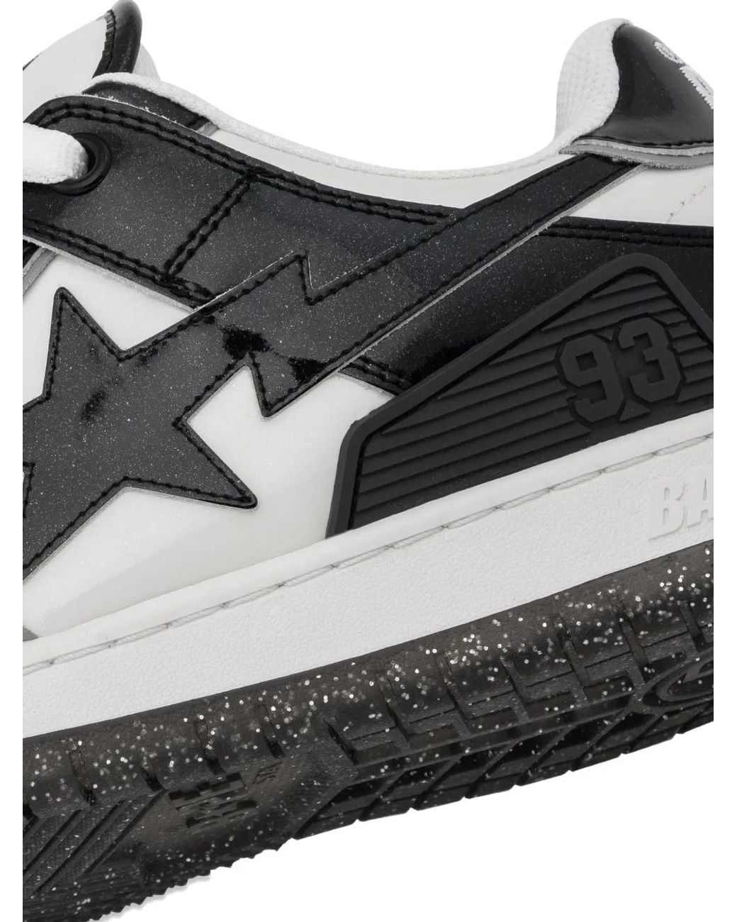 A Bathing Ape White Bape Sk8 Sta Lace-Up Sneakers for men