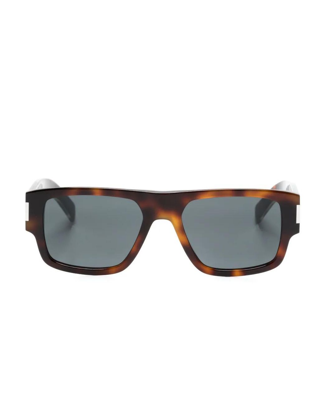 Saint Laurent Gray Sl 659 Square-Frame Sunglasses