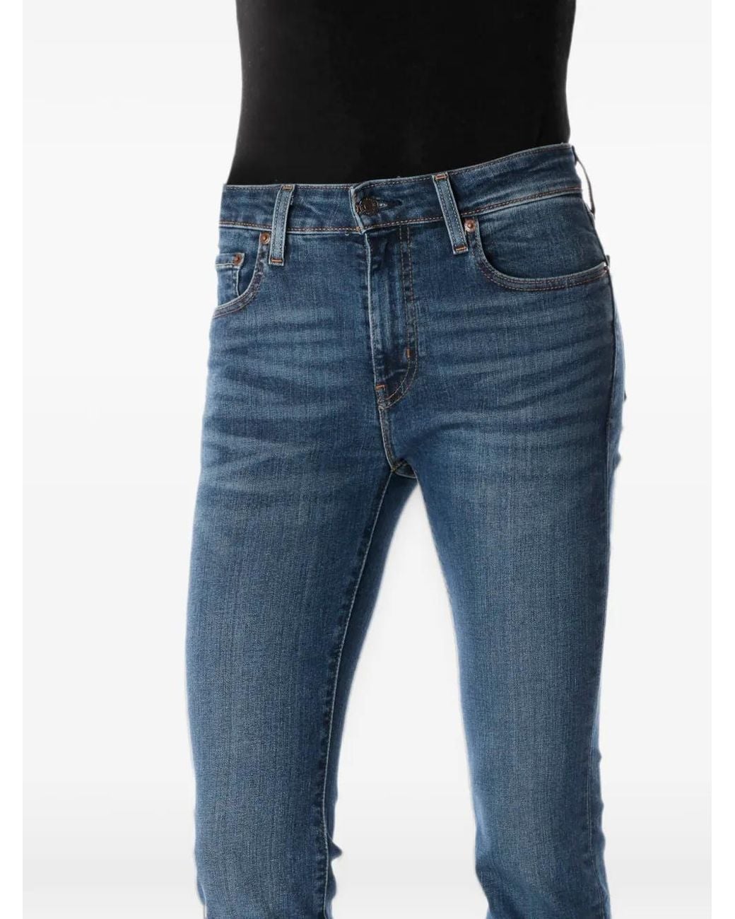 Levi's 725 High-Rise Bootcut Jeans in Blue | Lyst