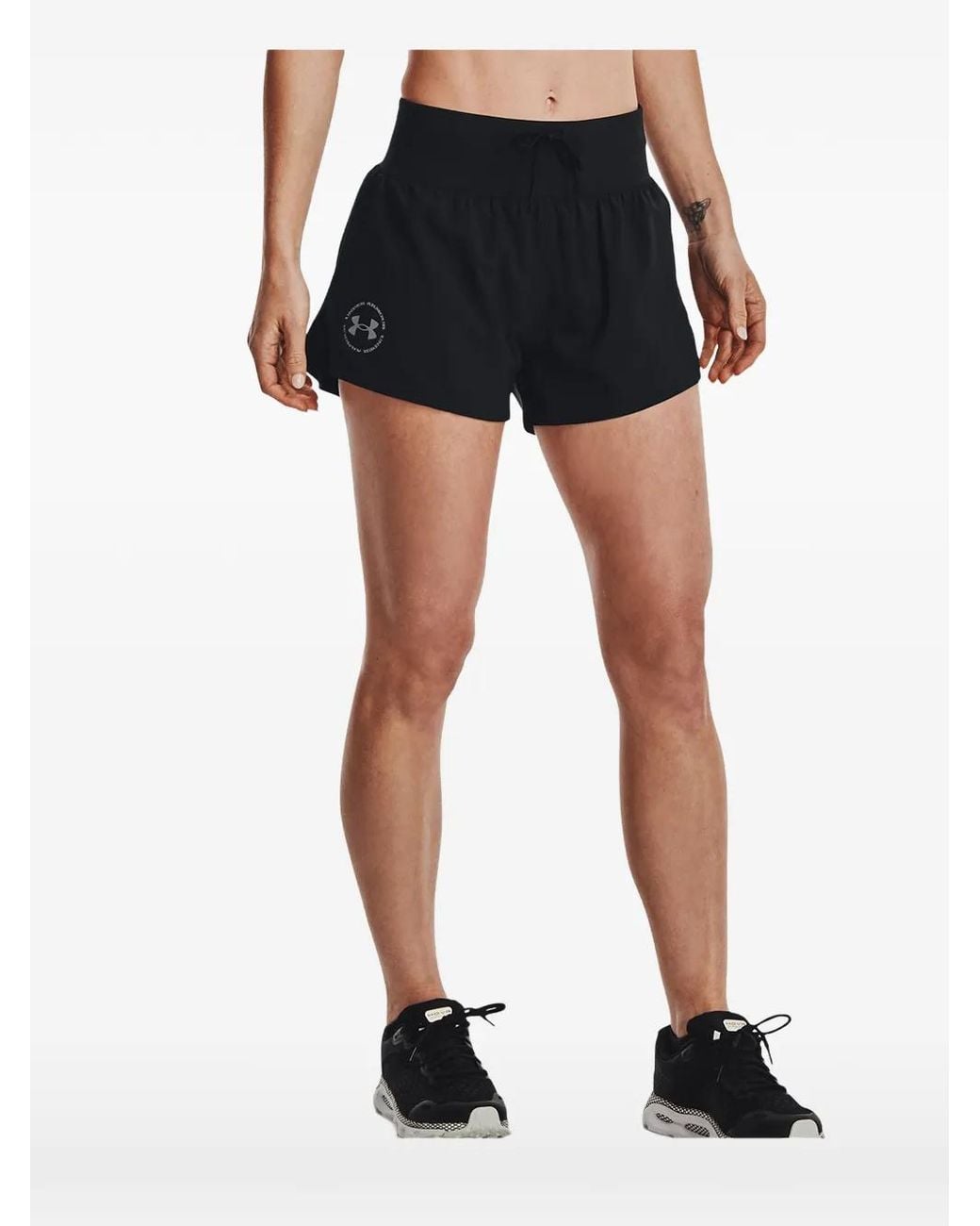 Under Armour Black Run Up The Pace Running Shorts