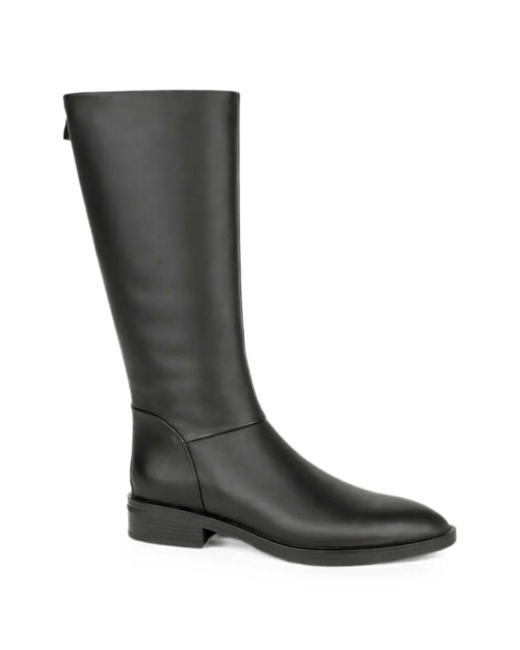 Linda Baumann Black Pointed-Toe Zip-Fastening Boots