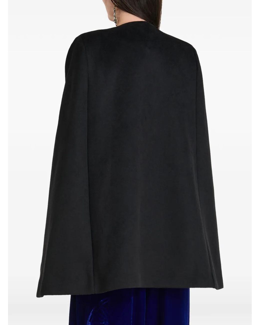 Themis Z Blue Infinity Square Button Cape