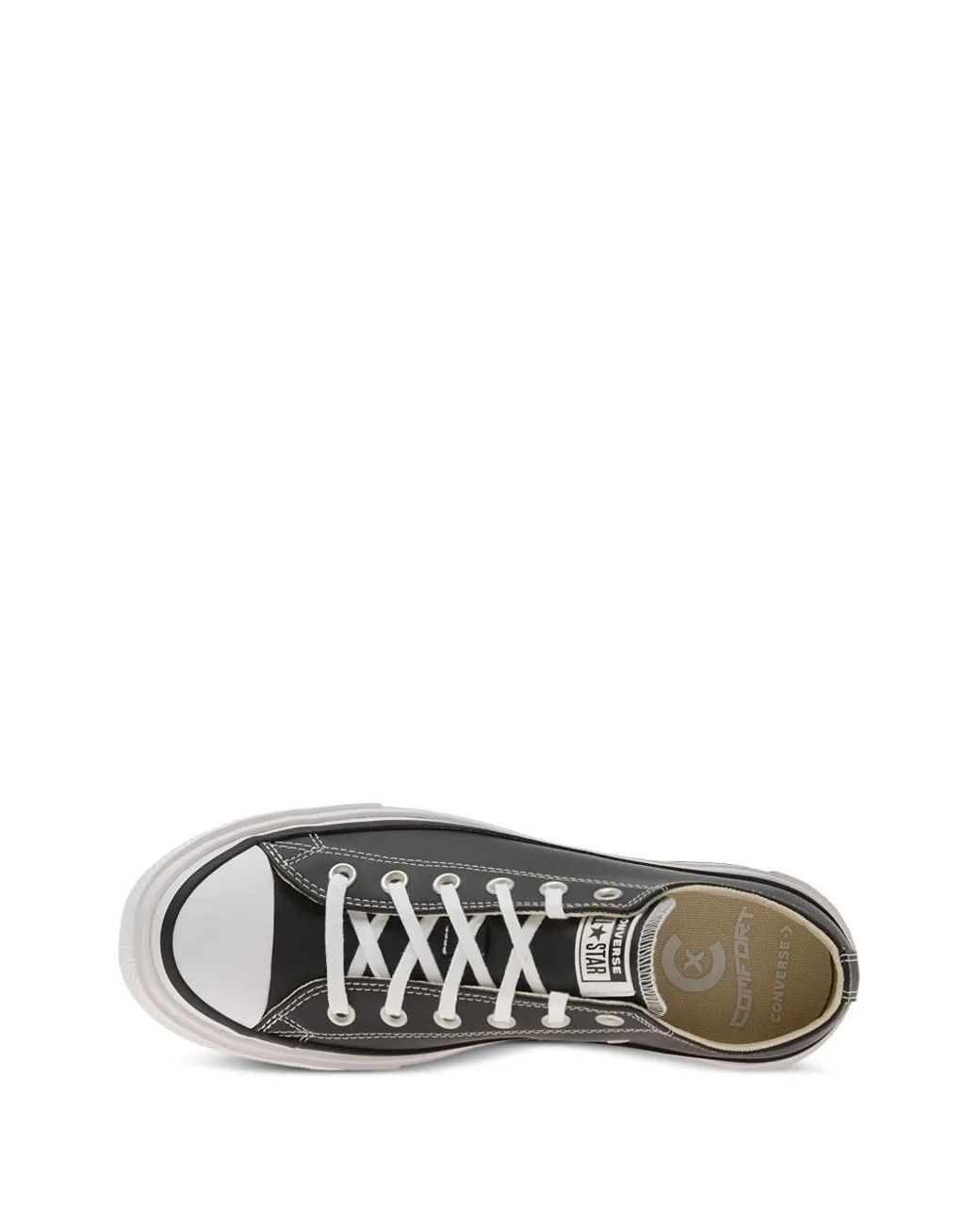 Converse White Baskets Montantes Chuck Taylor All Star Lift Double Stack