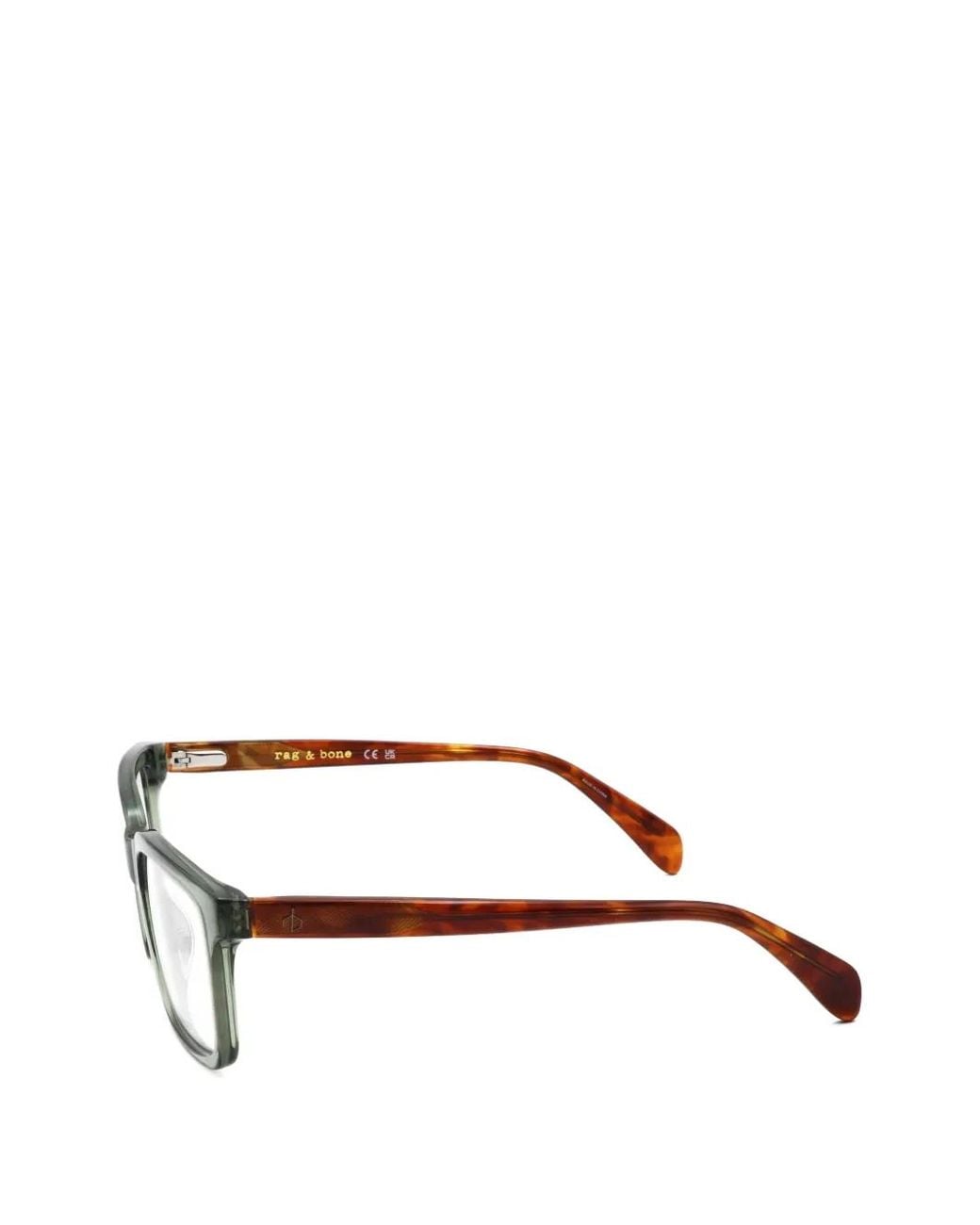 Rag & Bone Natural Square-Frame Glasses for men