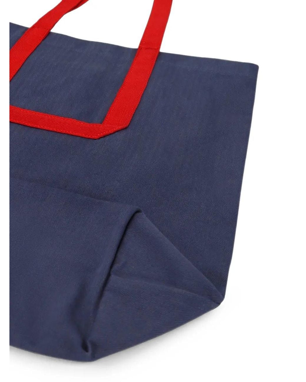 Fortela Blue Medicalbag Herringbone Cotton Tote Bag for men