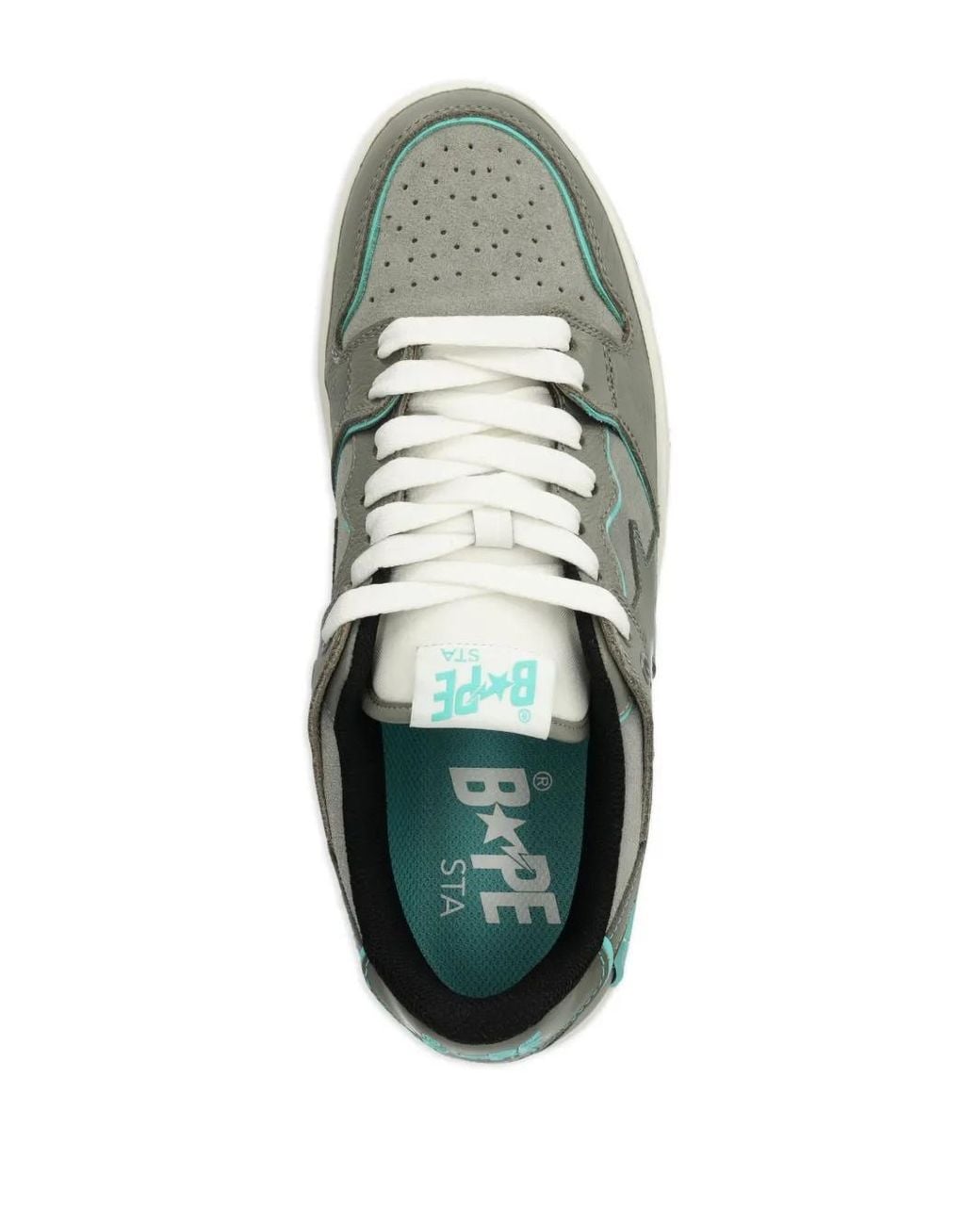 A Bathing Ape Green Sk8 Sta #2 Sneakers for men