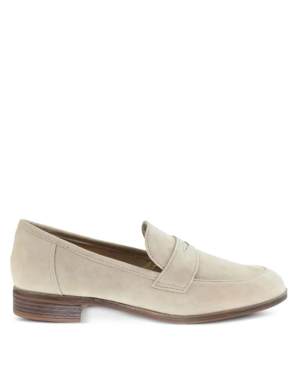 Clarks Natural Trish Rose "Light Taupe" Loafers