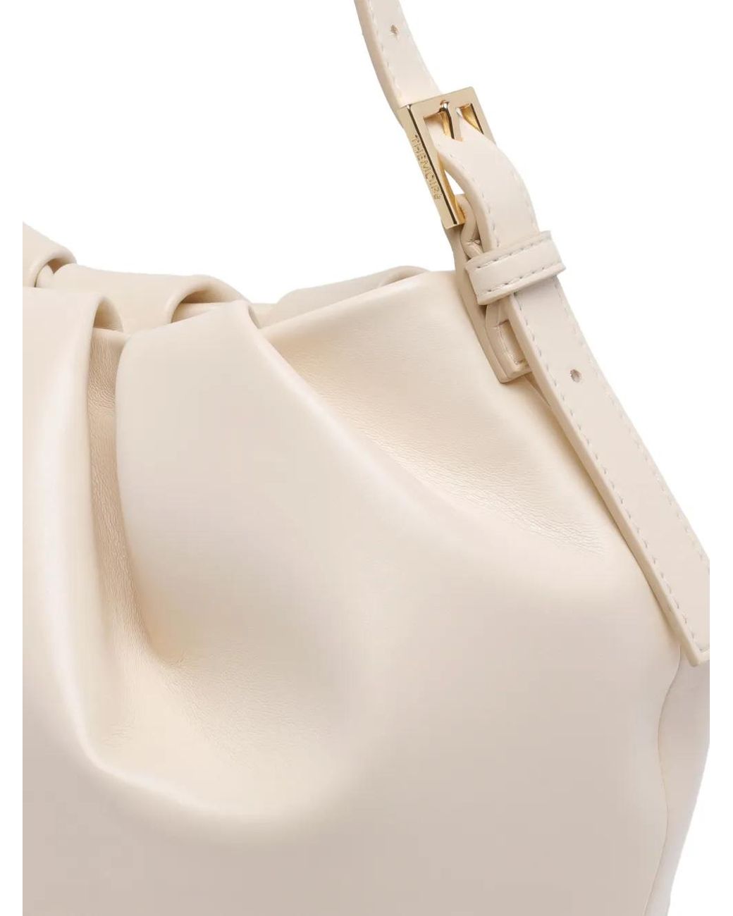 THEMOIRÈ Natural Athena Gathered Shoulder Bag