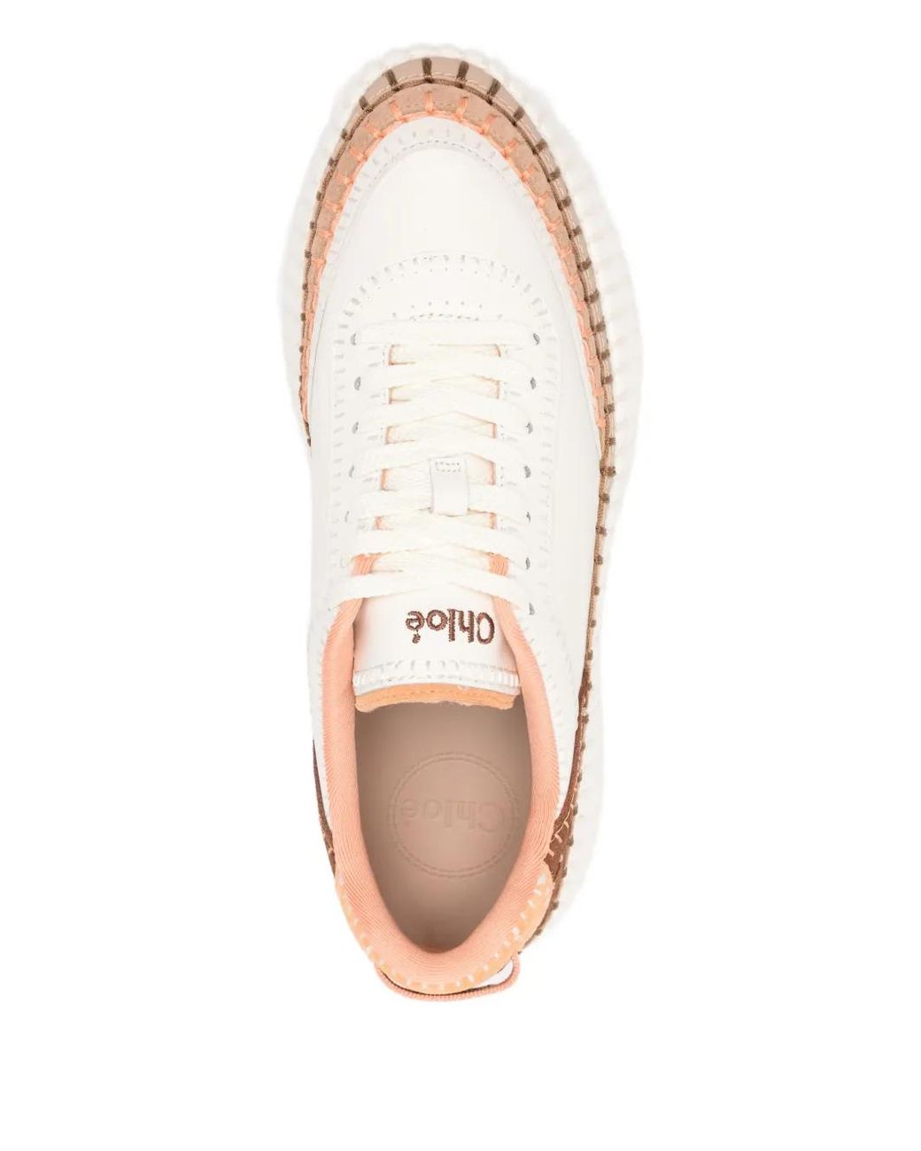 Chloé White Nama Sneakers