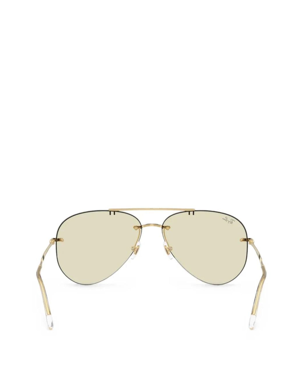 Ray-Ban Natural Color Touch Transitions-Lenses Pilot-Frame Sunglasses