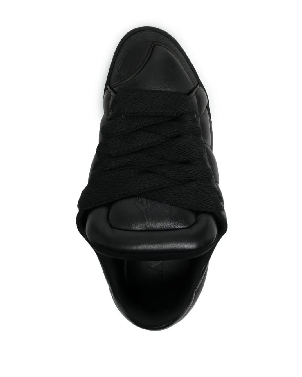Lanvin Black Curb Xl Nylon Sneakers for men