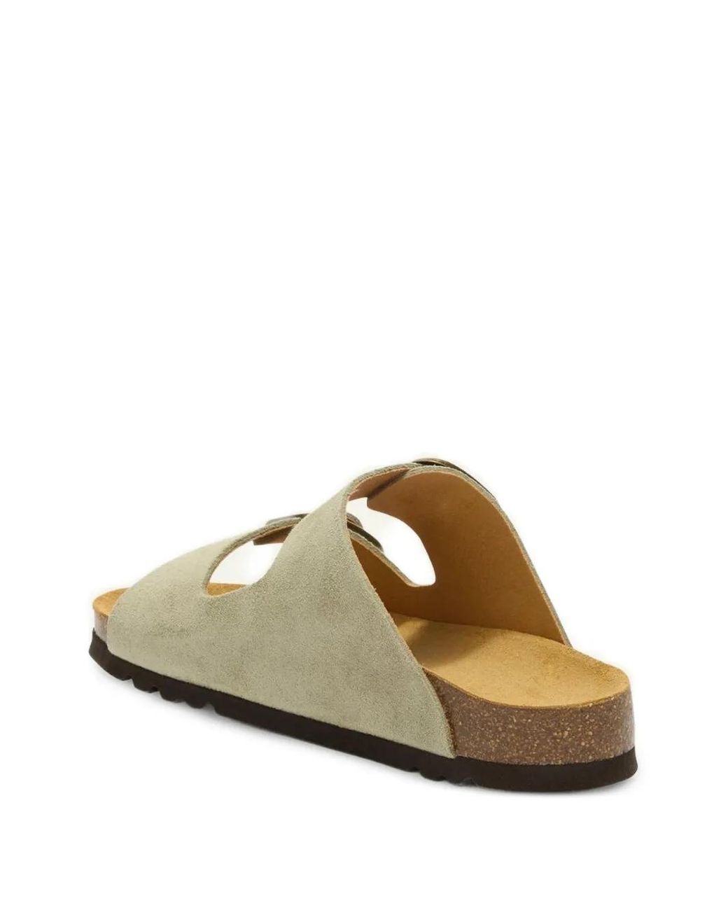 Scholl Green Noelle Suede Buckle-Fastening Sandals