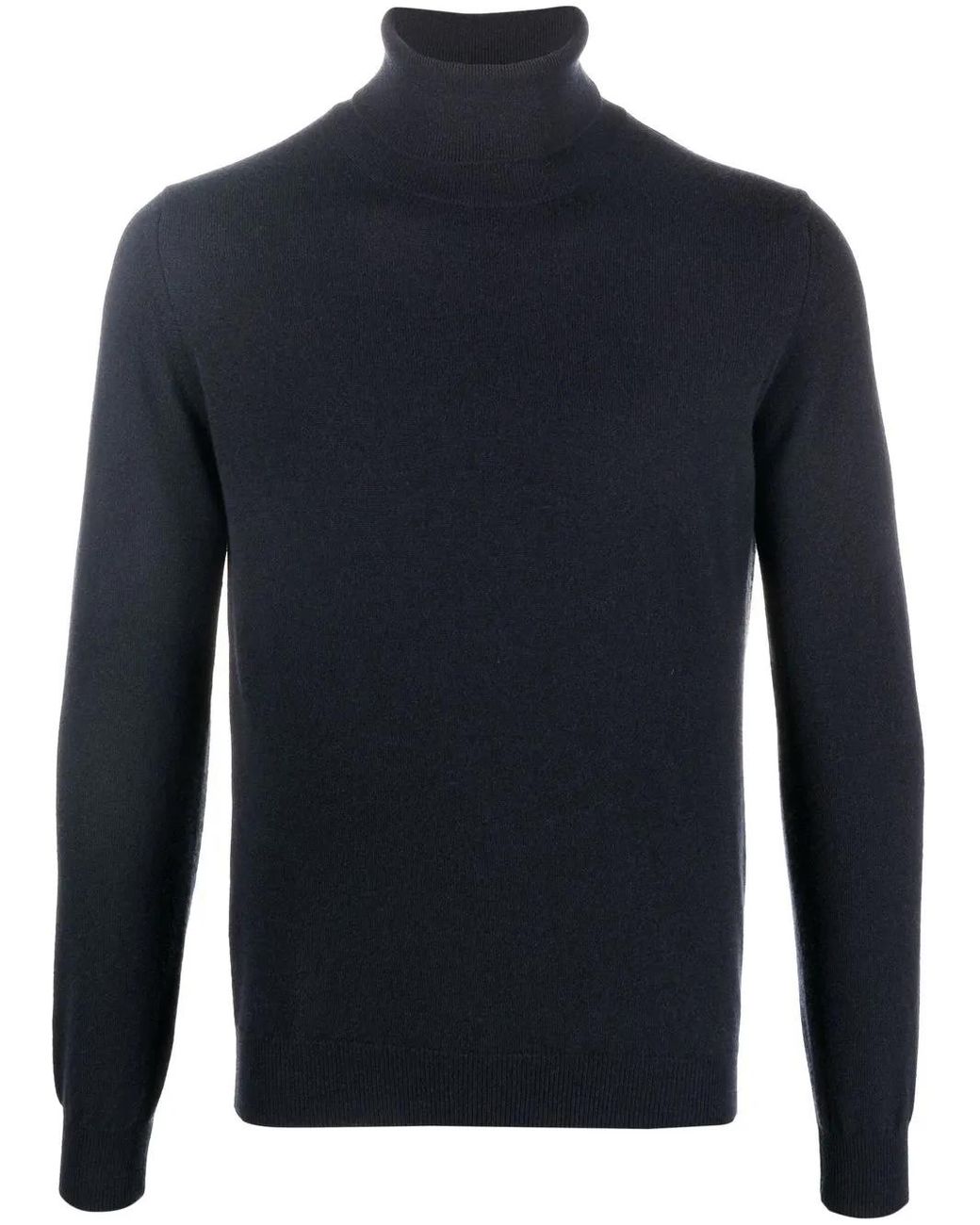 Corneliani Blue Long-Sleeve Roll-Neck Jumper for men