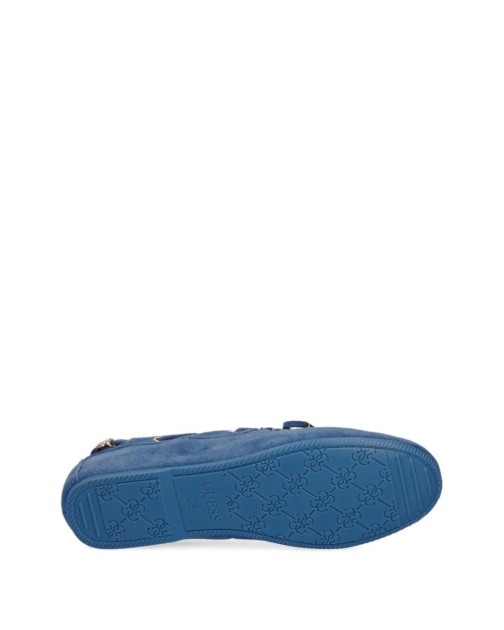Guess Blue Aisha Tie-Detail Loafers