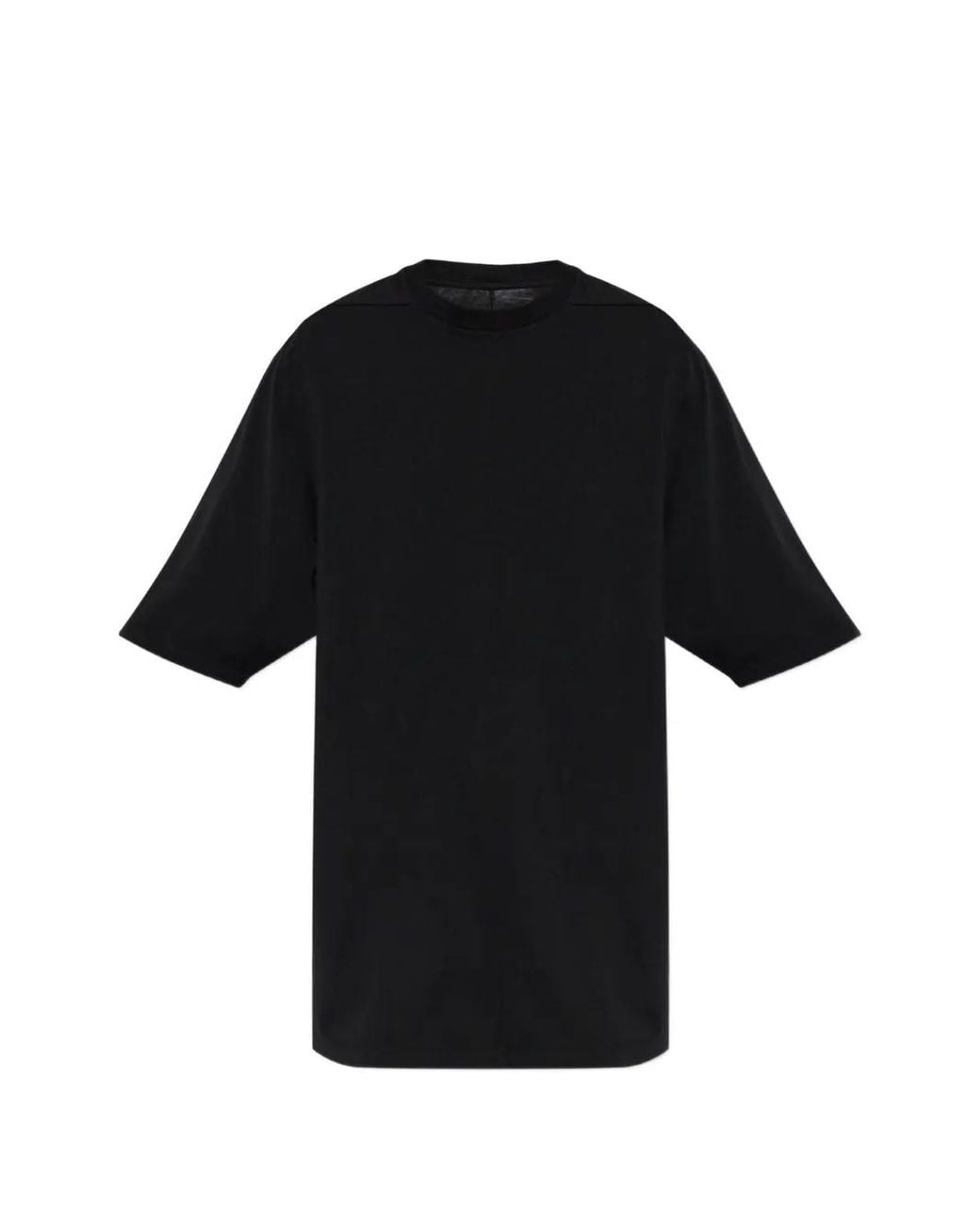 Rick Owens Black Short-Sleeve Cotton T-Shirt for men