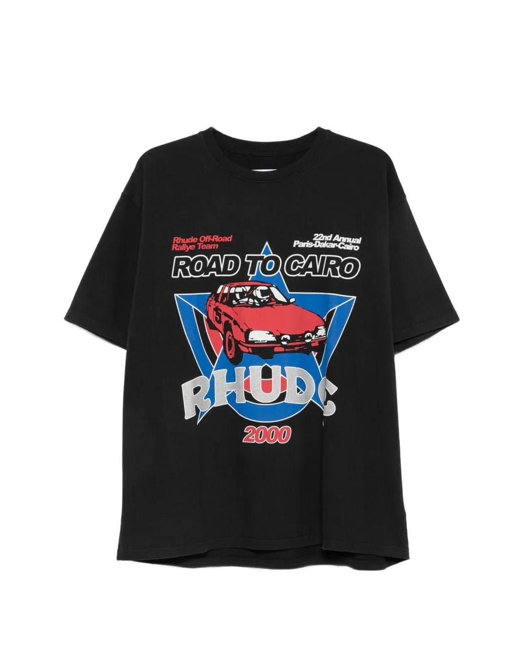 Rhude Black T-Shirts & Vests for men