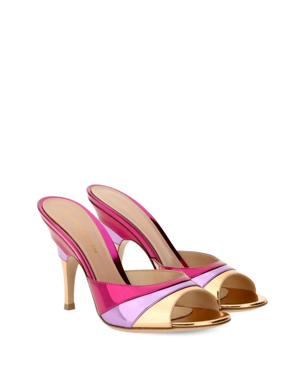 Gianvito Rossi Pink Marea Mules
