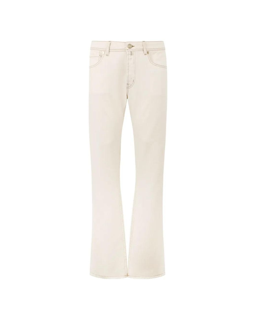 Billionaire Natural Embroidered Pocket Jeans for men
