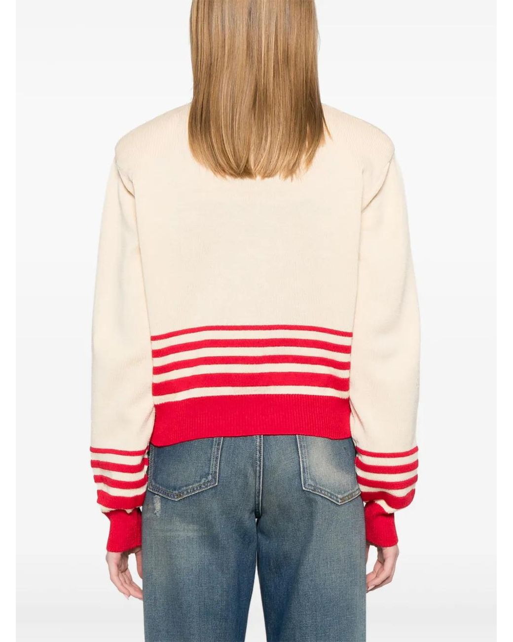 Golden Goose Deluxe Brand Natural Journey Cropped Cotton Cardigan