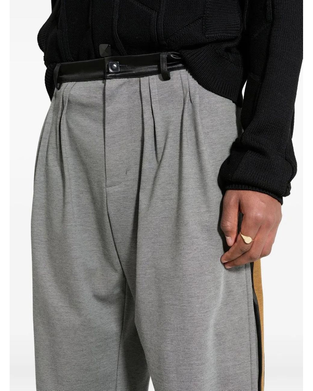 Kiko Kostadinov Gray Ugo Trousers for men