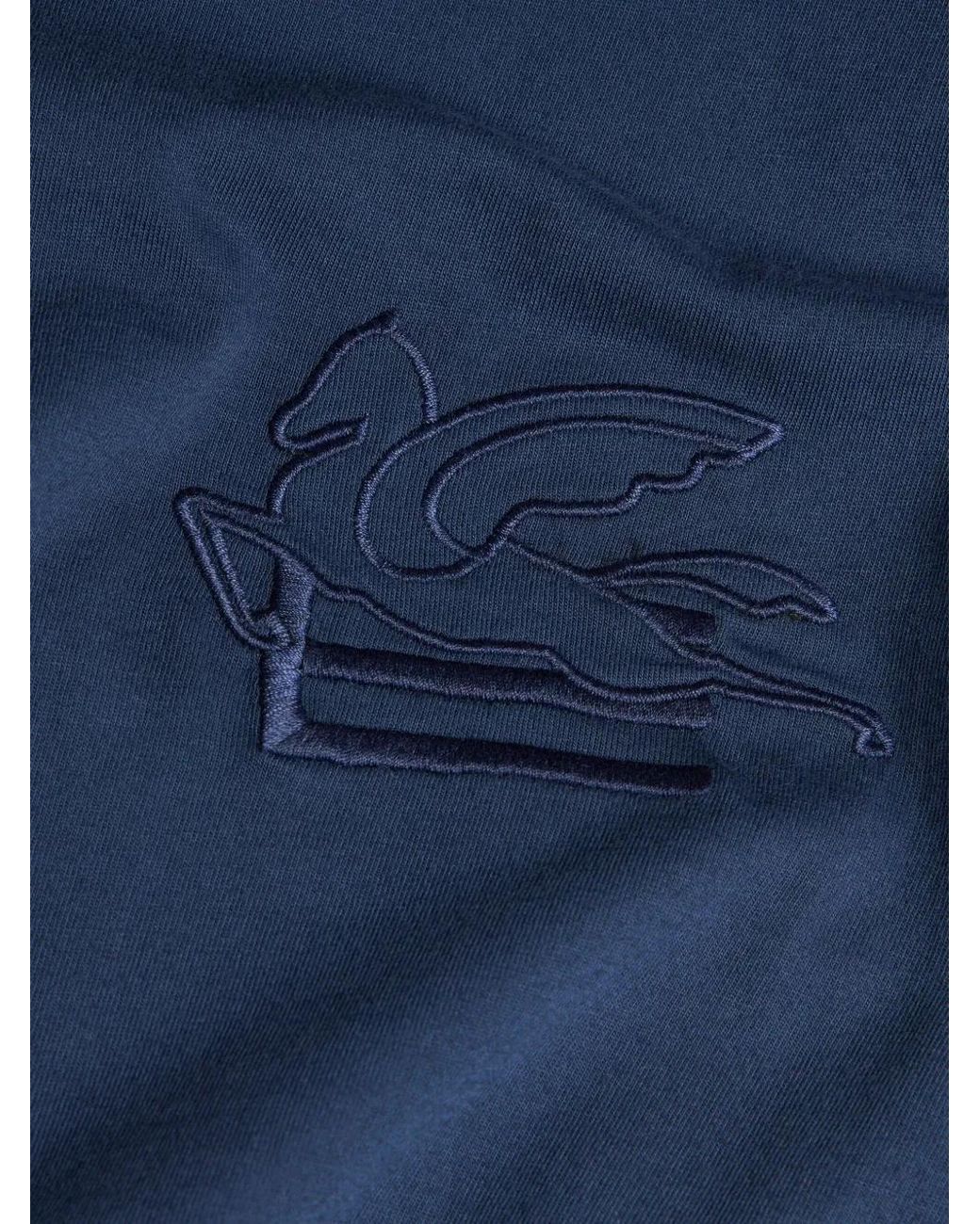 Etro Blue Topwear for men