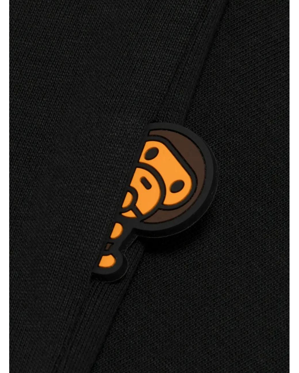 *BABY MILO® STORE BY *A BATHING APE® Black Graphic Crew-Neck T-Shirt