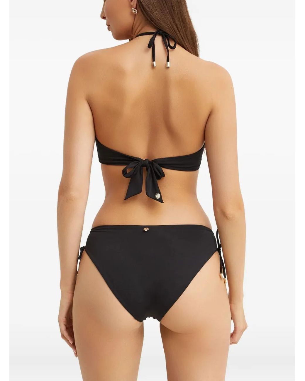 Max Mara Black Adriene Bikini Top