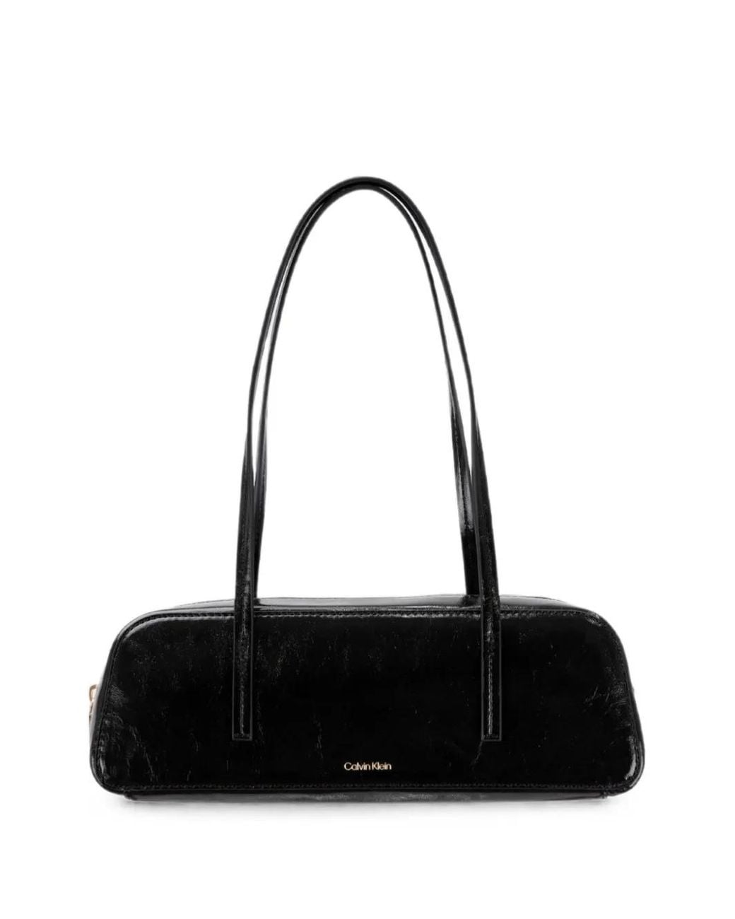 Calvin Klein Black Logo-Detail Shoulder Bag