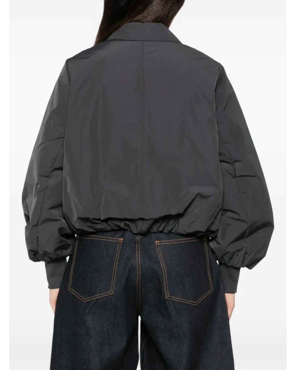 A.P.C. Gray Salome Zip-Up Jacket