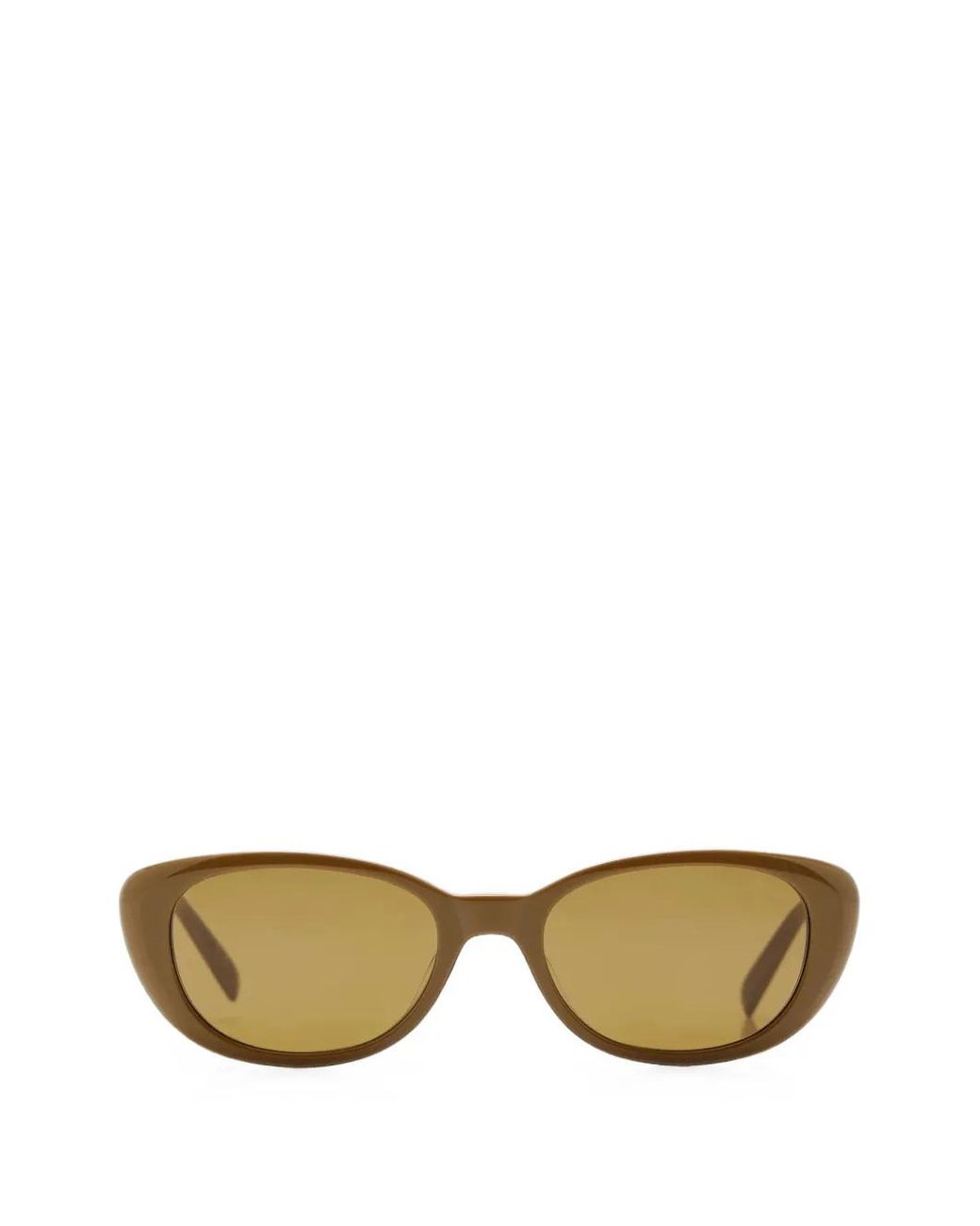 Saint Laurent Metallic Cat-Eye Frame Sunglasses