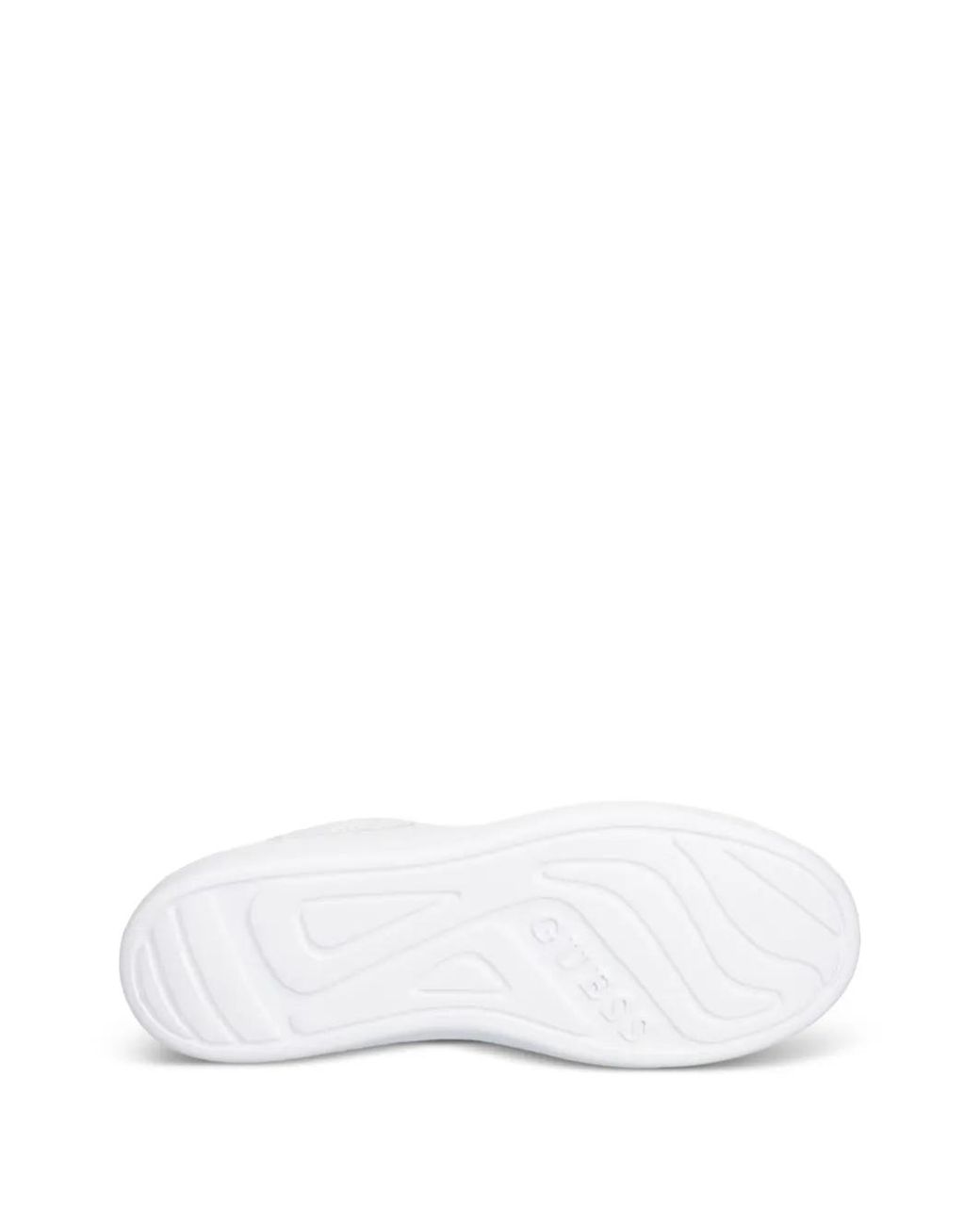 Guess White Fireup Plateau-Sneakers
