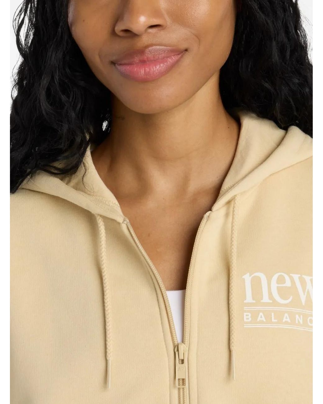 New Balance Natural Full Zip Hoodie