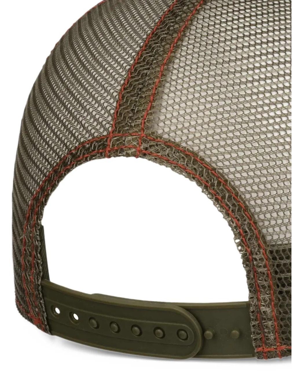 Stetson Red Wolf Logo-Patch Mesh-Panel Cap