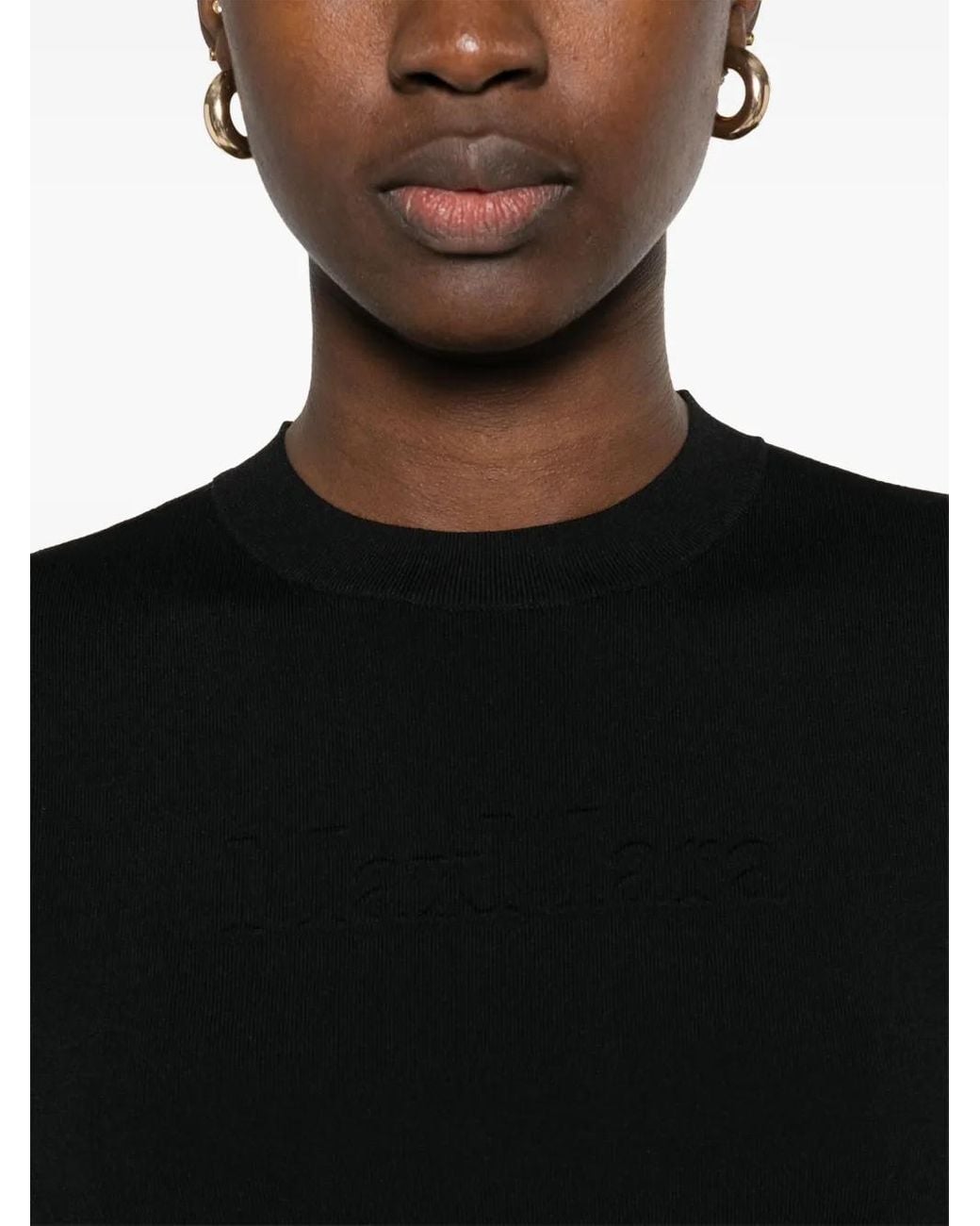 Max Mara Black Segale T-Shirt