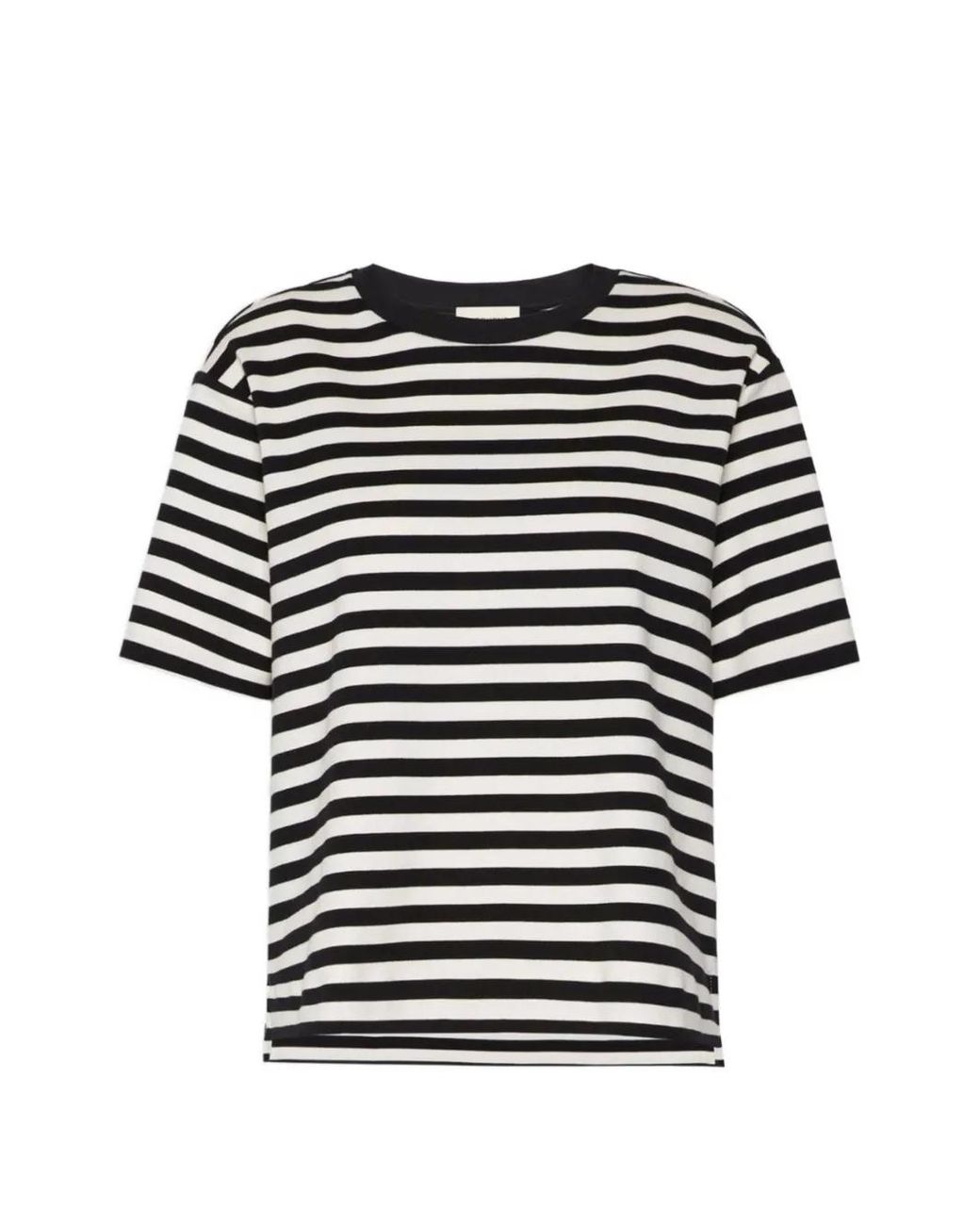 Weekend by Maxmara Black Striped T-Shirt
