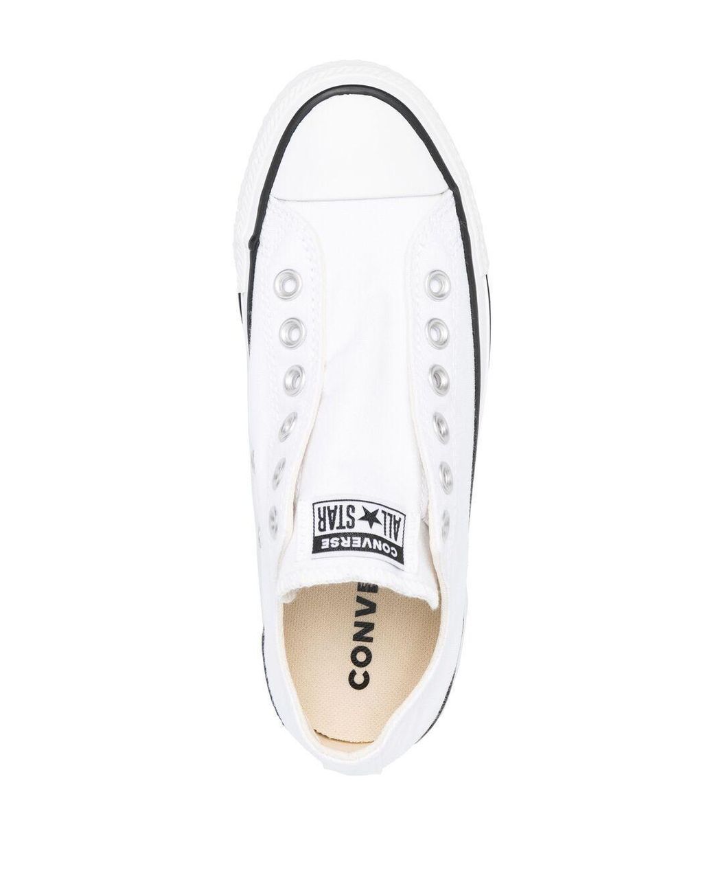 Converse All Star Sneakers ohne Schnürung in Weiß | Lyst DE