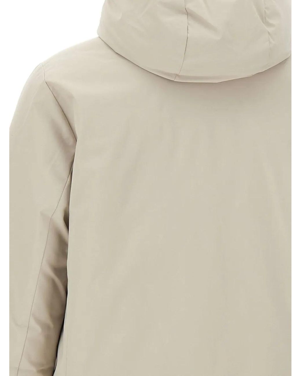Save The Duck Natural Logo-Patch Padded Jacket for men
