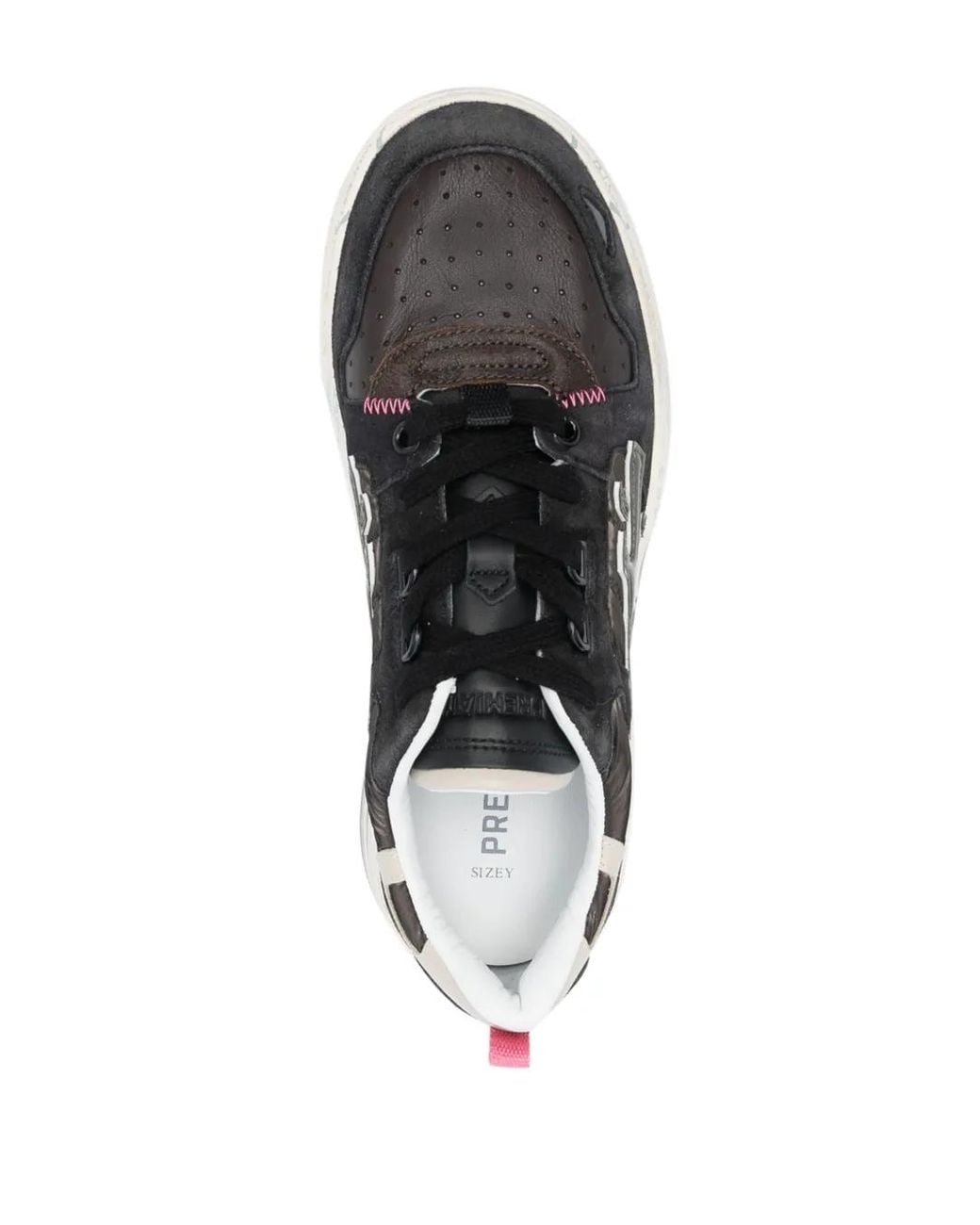 Premiata Brown Draked Sneakers Mit Logo-Patch