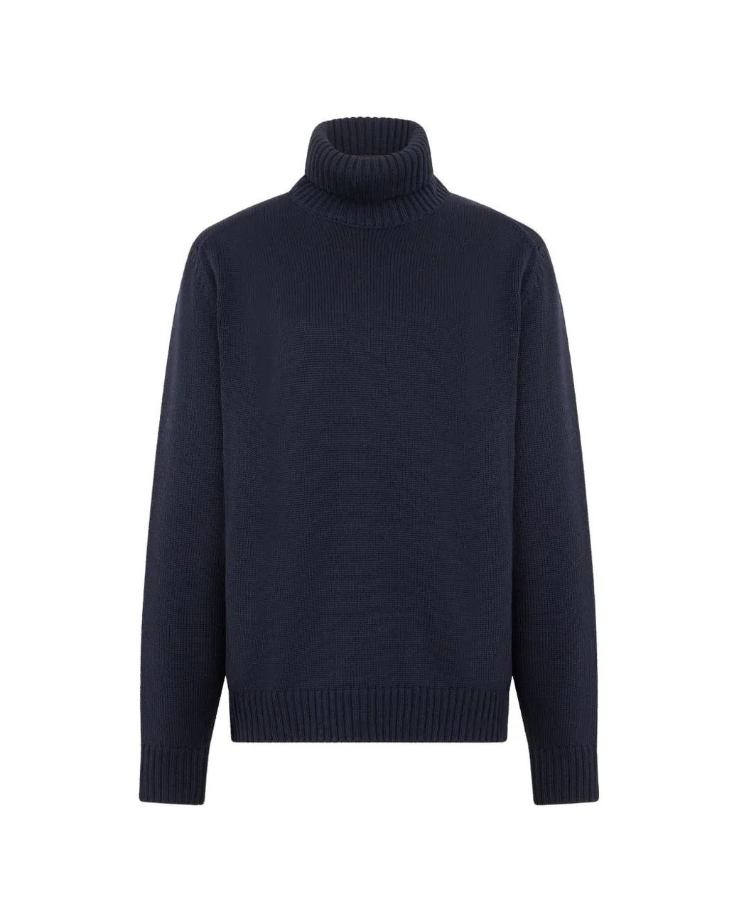 Slowear Ribgebreide Coltrui in het Blue voor heren