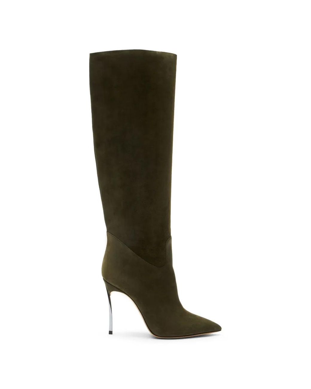 Casadei Green Blade Knee-High Boots