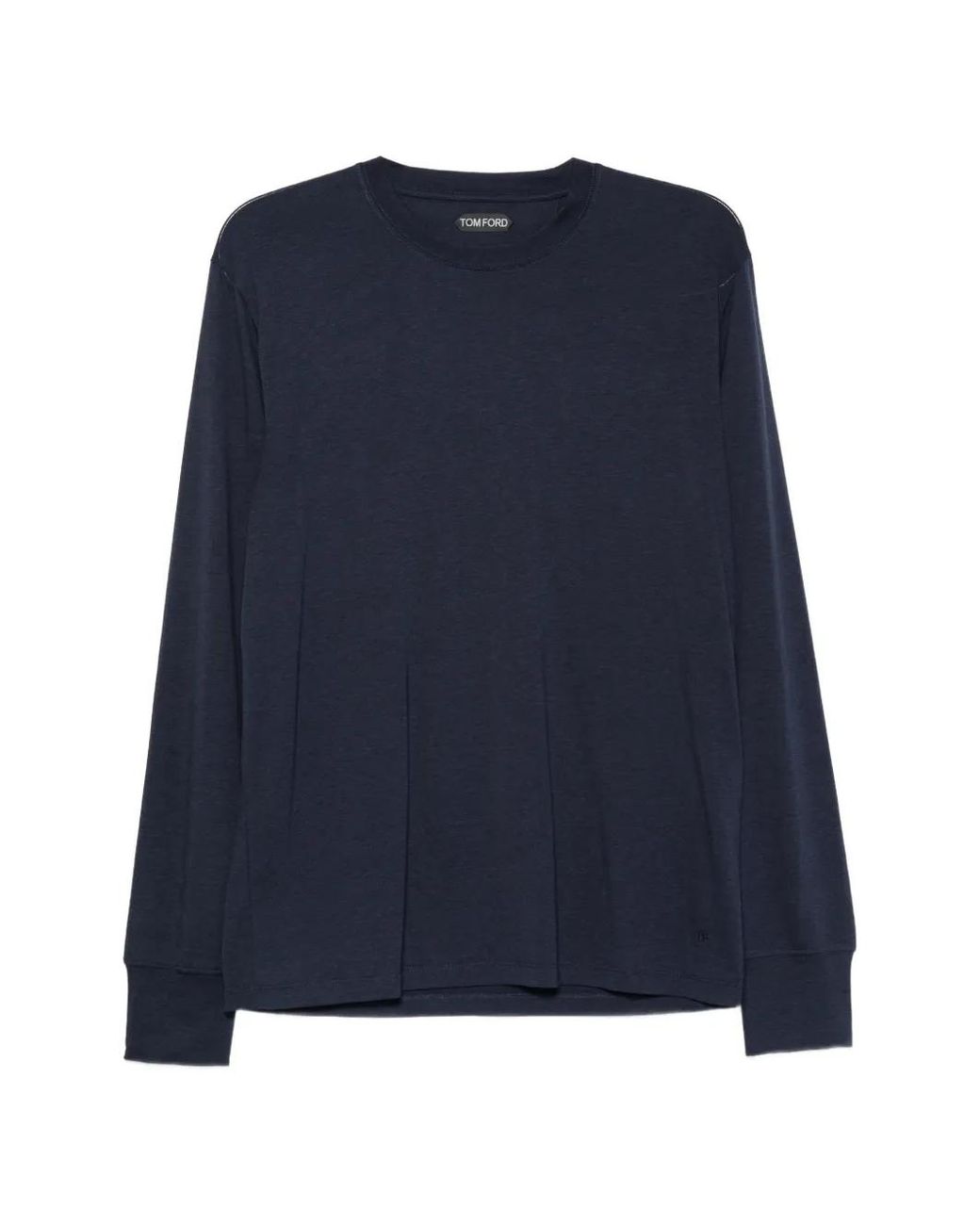 Tom Ford Blue Long-Sleeve T-Shirt for men